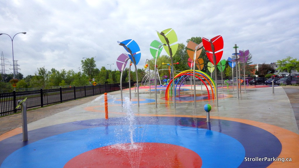Favourite Splash Pads in Montreal StrollerParking
