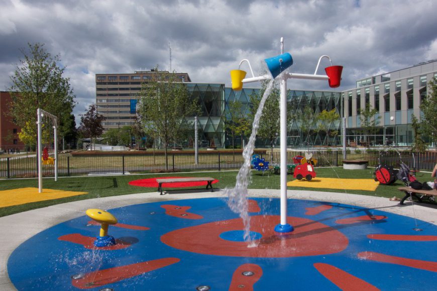 Favourite Splash Pads in Montreal StrollerParking